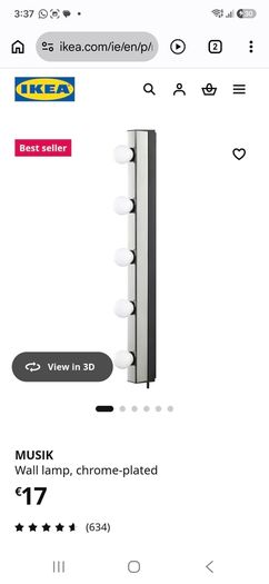 IKEA Mirror & Lights
