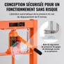 Hydraulic Shop Press 6 Ton with Press Plates H-Frame Benchtop Press Stand Image 3