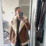 River island aviator jacket Image 2