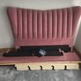 Pink Velvet EZ Living Double Bed Image 5