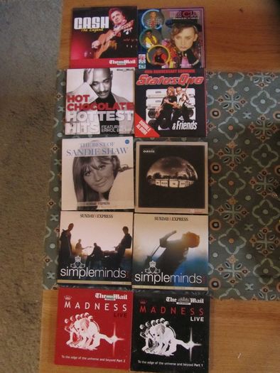 Box of 291 Promo CDs