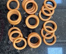 Wooden Curtain Rings