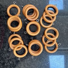 Wooden Curtain Rings