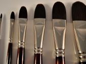Synthetic Hair Brush - Flat Series 273 (Set of 6)