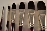 Synthetic Hair Brush - Flat Series 273 (Set of 6)