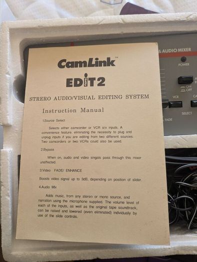 Camlink Baby Edit2 VMX3800 Video Mixer / Editing Unit