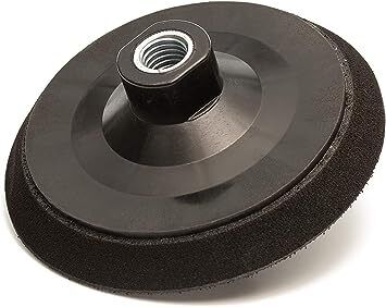 GLASS POLISH 12607 Hook and Loop Rotary Backing Pad, Sanding, Polishing Backer | Thread: M14x2 | 115 mm
