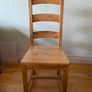 Three timber chairs Image 2