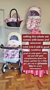Baby Girl & Toddler Pram