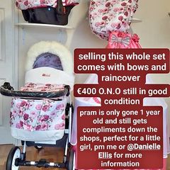 Baby Girl & Toddler Pram