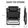 Foldable and Adjustable  2 Set of  Relaxing Recliners for  Garden Chairs, Camping Chairs, Patio and Balcony Image 2
