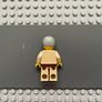 lego star wars sw0023 Obi-Wan Kenobi minifigure- Old, Yellow Head, Light Gray Hair Image 2