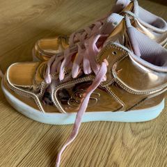 Sketchers Light Up Gold Runners