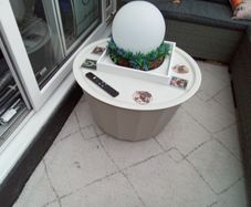 IKEA outdoor storage coffee table