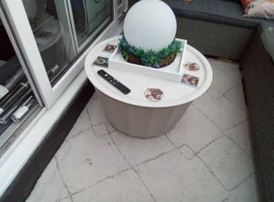 IKEA outdoor storage coffee table