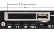 Bluetooth 5.0 MP3 WMA WAV Decoder Board 5V to 12V, Audio Module Color Screen USB TF FM Radio For Car or... new.