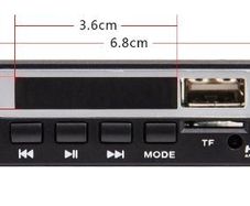 Bluetooth 5.0 MP3 WMA WAV Decoder Board 5V to 12V, Audio Module Color Screen USB TF FM Radio For Car or... new.