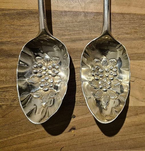 Dated 1775. Sterling Silver Berry Spoon. Thomas Wallis I.