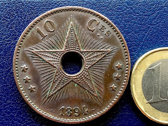 1894 Belgian Congo 10 Centimes