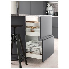IKEA EXCEPTIONELL Medium  Push-to-Open Drawer  New/Sealed
