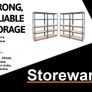 Heavy Duty 5 Tier Boltless Shelving Unit Garage Utility Home Storage Rack Image 9