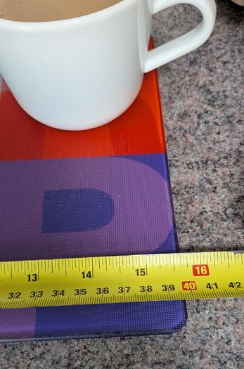 Joseph Joseph Whip Stir Chop Glass Worktop Saver 40 x 30cm Rare Discontinued