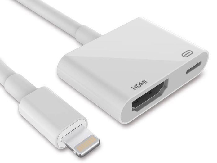 8 Pin to HDMI TV AV Adapter Cable for iPhone 11 12 7 6S Plus X XS MAX 5 SE iPad