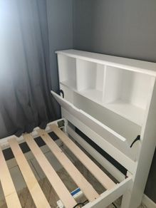 single bed with storage