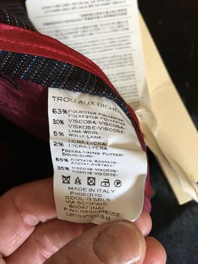Trou Aux Biches trousers, new, UK12 ,IT 44