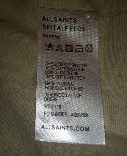 All Saints tartan dress, UK 12