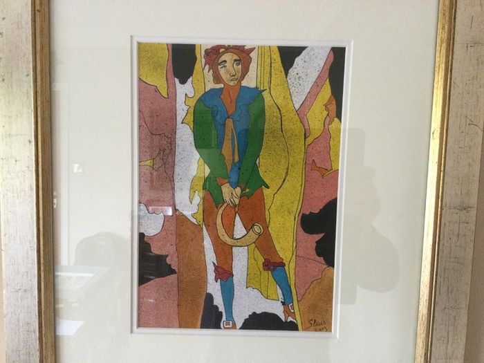 Art - Mixed Media on Board ( Piet Sluis)