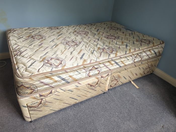 Bed with drawers