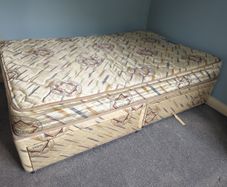 Bed with drawers