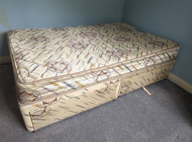 Bed with drawers