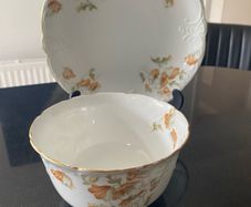 1930 s Aynsley  plate and bowl