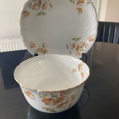 1930 Aynsley  plate and bowl