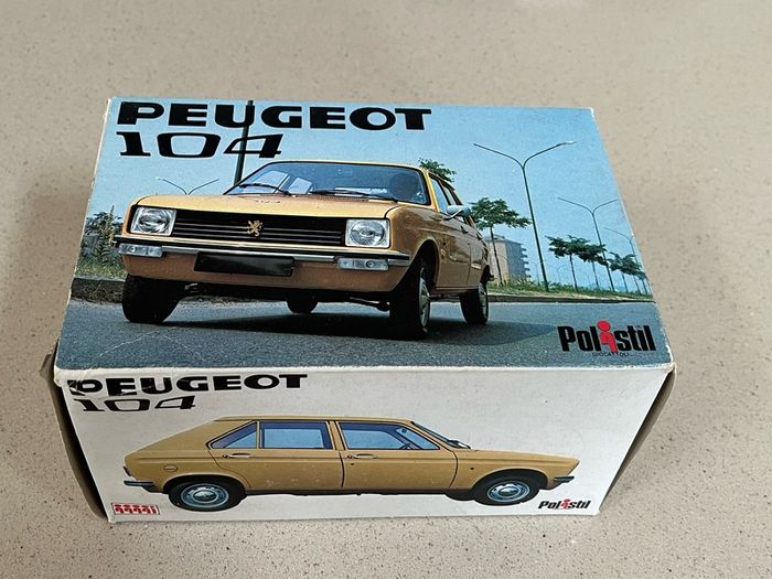 Peugeot 104 Scale 1/25 Polistil Year 1974 Very Rare