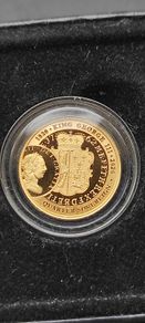 Gold coin Quater Sovereign - Elizabeth II