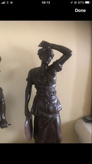 Antique Solid Bronze Statues