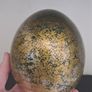 South African Ostrich Egg Ornament Green and Gold Crackle Finish Image 4