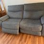3 seater electric recliner sofa with usb socket and drinks holders in VG condition.  One recliner not working as a cable must have come loose. Image 2