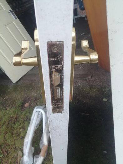 1 White panel doors