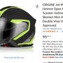 ORIGINE Jet Motorcycle Helmet - M 57-58cm - Open Face Scooter Helmet Image 7