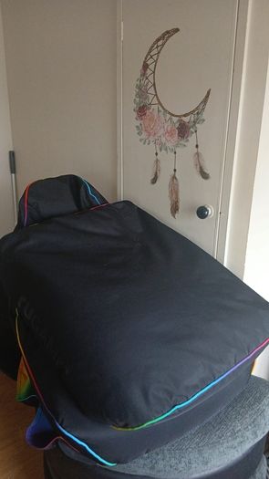 Gaming chair/beanbag and foot poof
