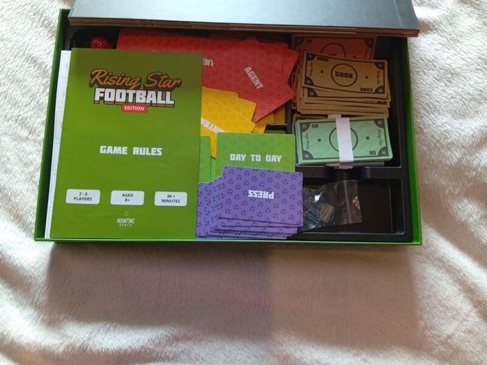Rising star football edition boardgame