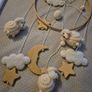 Baby Crib Mobile Sheep, Stars & Moon Theme Image 2