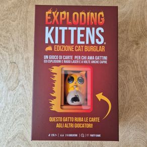 ITALIAN Edition Exploding Kittens Edizione Cat Burglar Card Game
