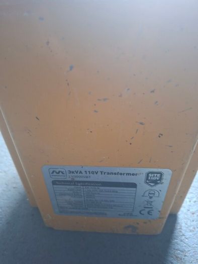 Transformer, working 3kVA 110 V