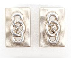 925 Vintage Sterling Silver Kit Heath Studs