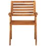 Garden Chairs 8 pcs Solid Acacia Wood Image 3